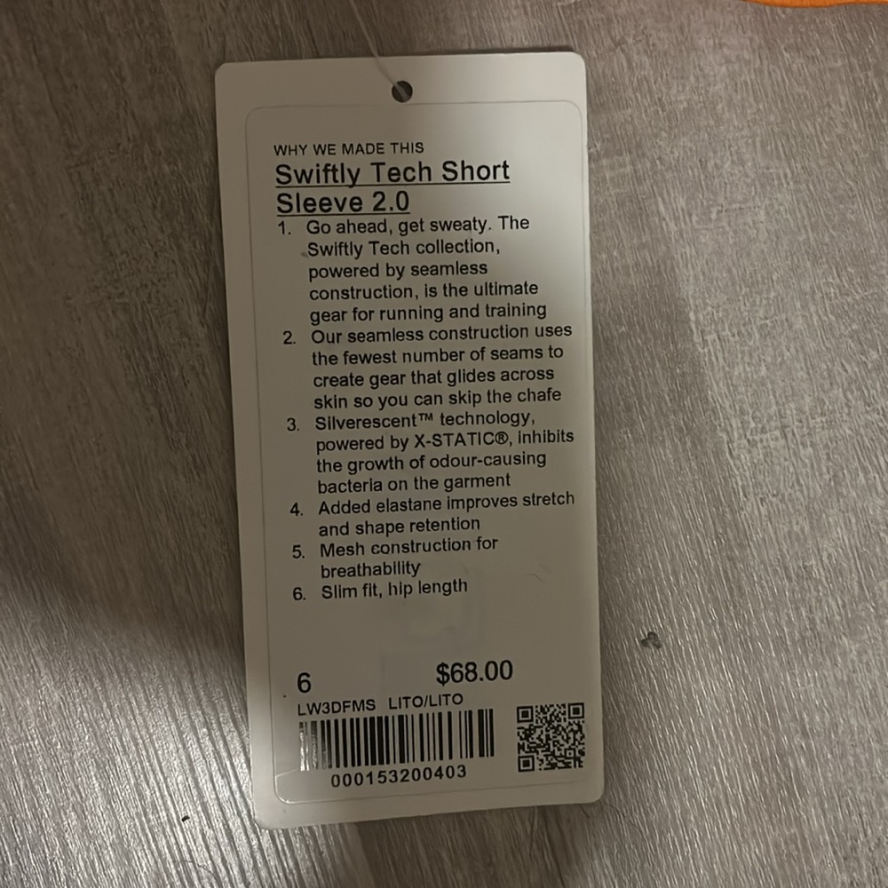 Lululemon swifty tech - Picture 2 of 4